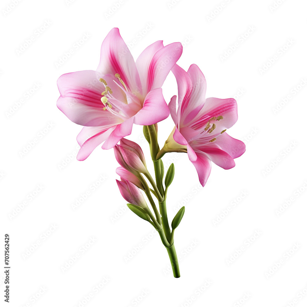 Ixia isolated on transparent background Ixia isolated on transparent background