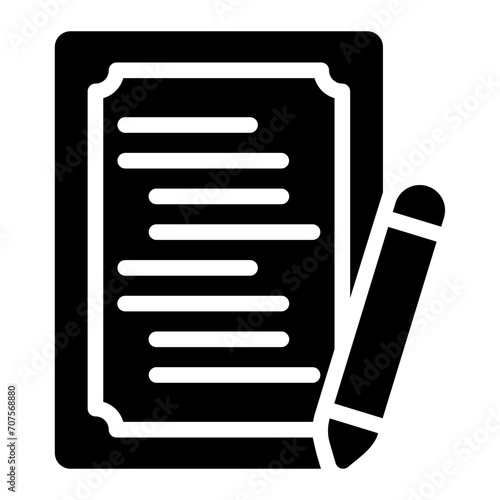 poem glyph icon