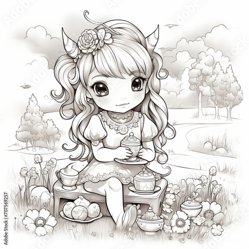 girl with a rabbit