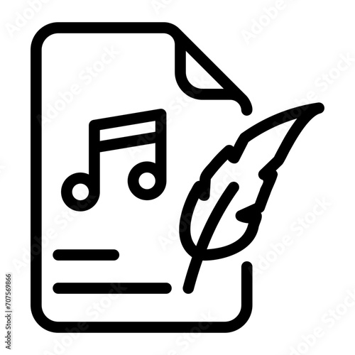 song line icon