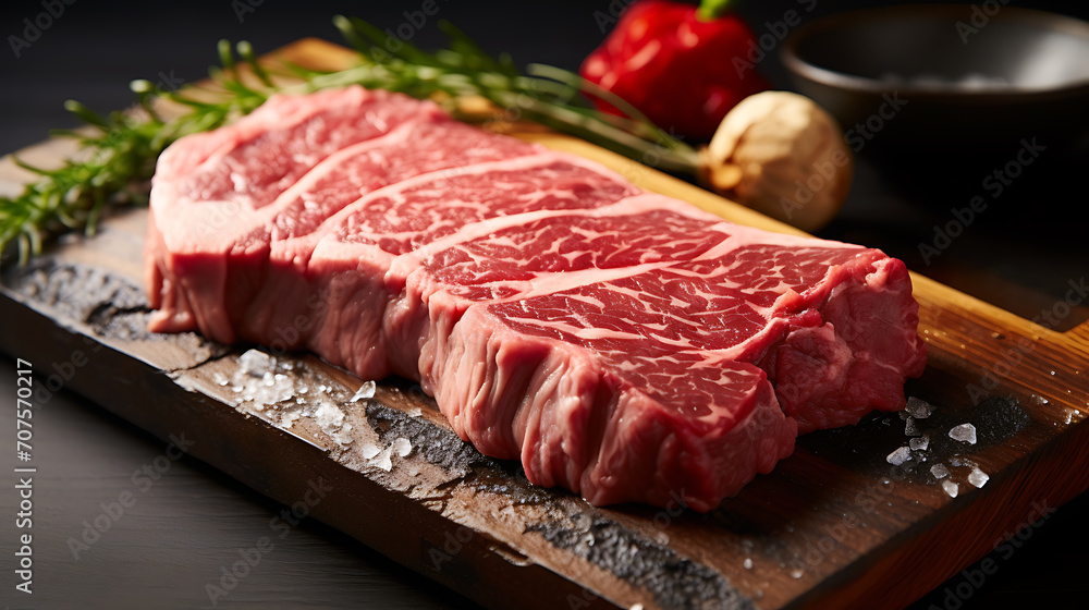 Wagyu beef close up Wagyu beef close up