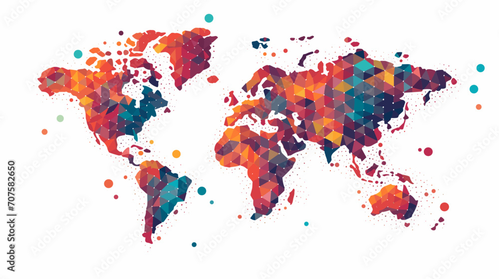 World wide business concept image. Vector illustration. World wide business concept image. Vector illustration.