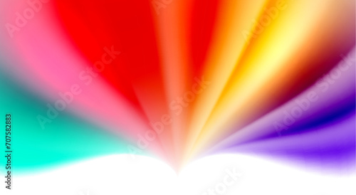 Color mixing liquid rainbow shape background