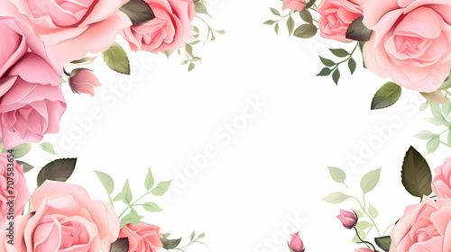 Beautiful pink rose bouquet flowers background, symbol of Valentine's Day, wedding, love