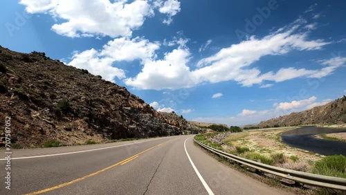 Colorado Driving 258 Blue Mesa Dam Gunnison photo