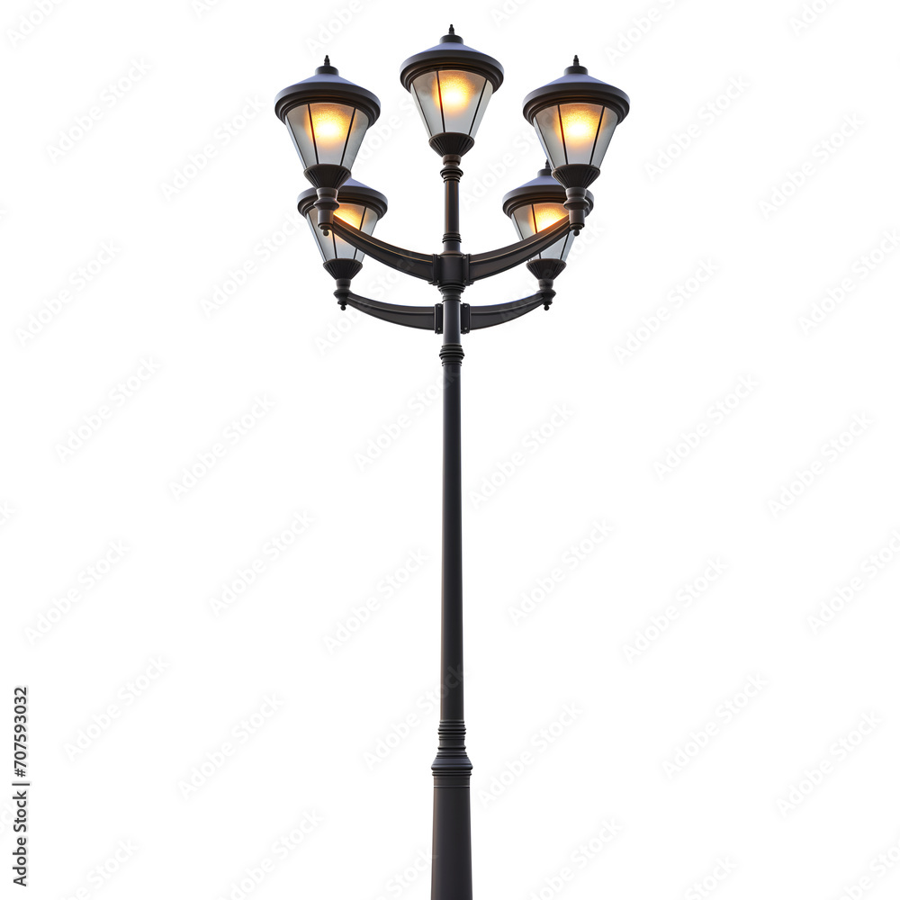 street lamp isolated on white street lamp isolated on white