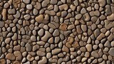 Seamless rocky loam soil background texture from Generative AI