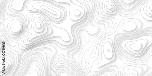 Seamless topo map pattern lines. Abstract sea map geographic contour map. topographic contours map background. Abstract white pattern topography vector background. Topographic line map background.