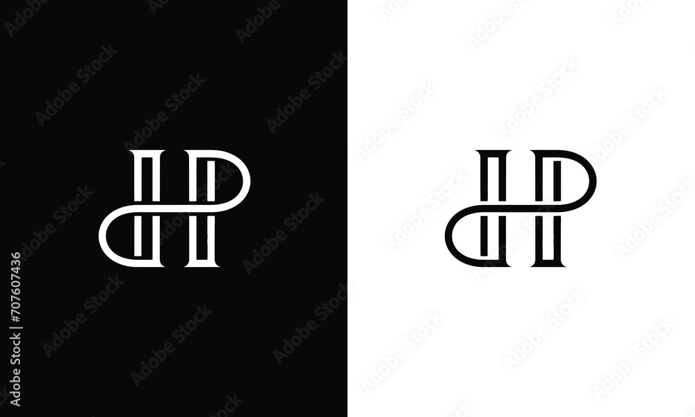 PP initial logo design vector