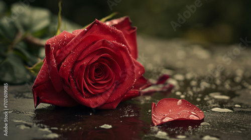 A short love poem with Red Roses 