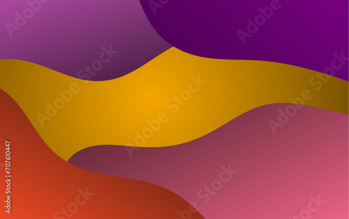 abstract background with orange, yellow and purple colors © Wahyu