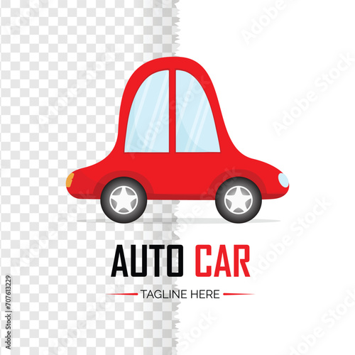 Passenger cartoon style car modern auto vehicles, wheeled motor transport designs © Surkhab