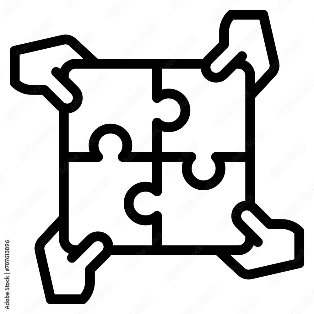 Hands jigsaw solution. hand hold connected puzzle Hands jigsaw solution. hand hold connected puzzle