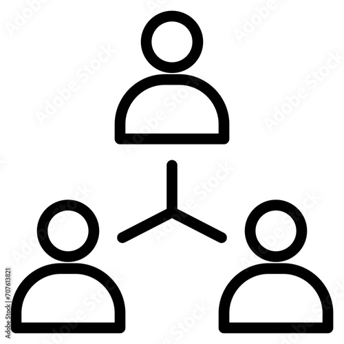 people network and connecting people icon