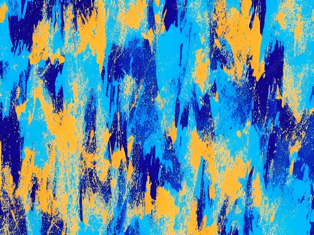 Modern abstract blue background design with layers of textured 