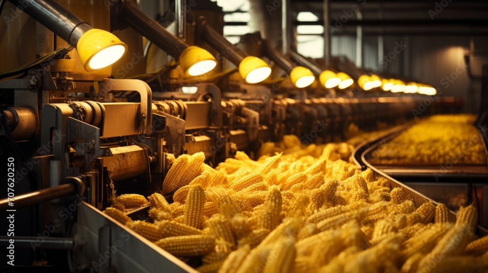 Corn Canning Factory Equipment Generative AI