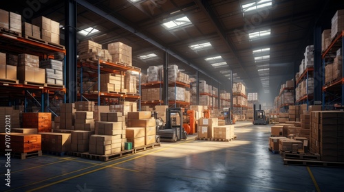 Distribution Center Warehouse Generative AI