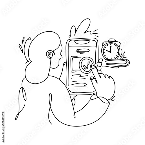 Modern Flat Illustration Web My Watchlist, Elevate your creative process with carefully handpicked web focused illustrations to inspire and delight