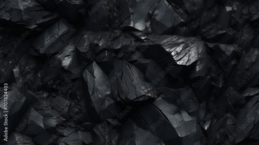Jagged and rough rock texture with sharp edges. Generative AI Jagged and rough rock texture with sharp edges. Generative AI