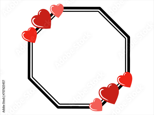 Frame Background Valentines Day Illustration

