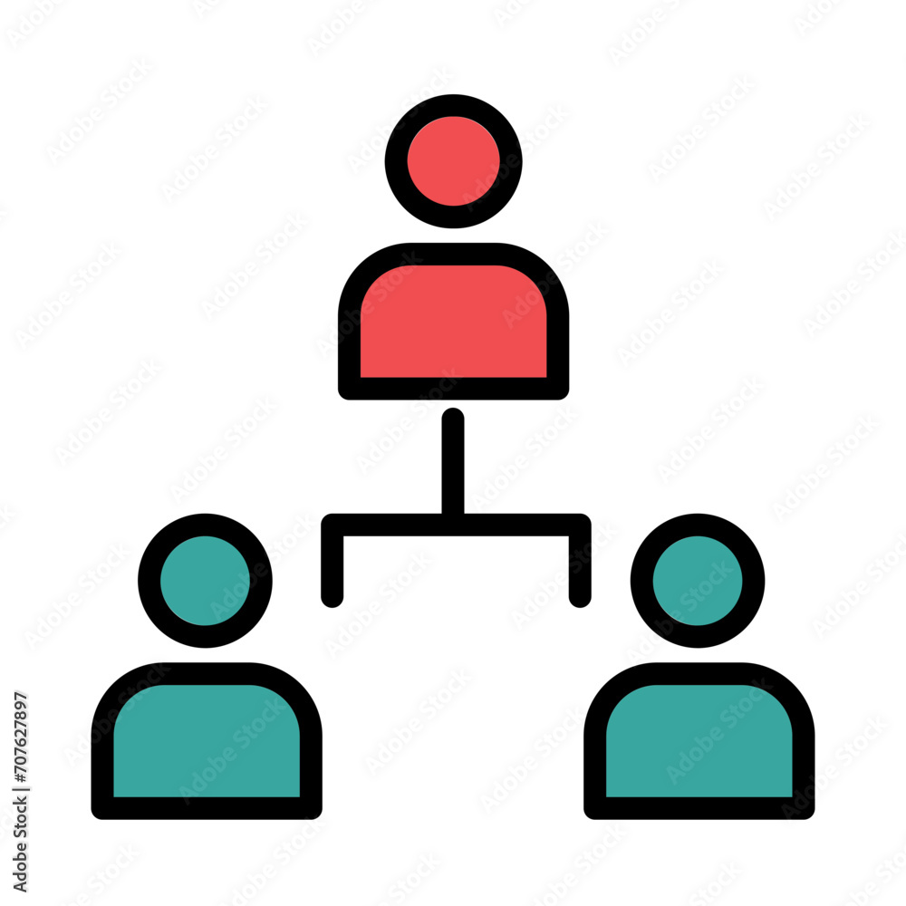 Strategy Structure Teamwork Filled Outline Icon Strategy Structure Teamwork Filled Outline Icon