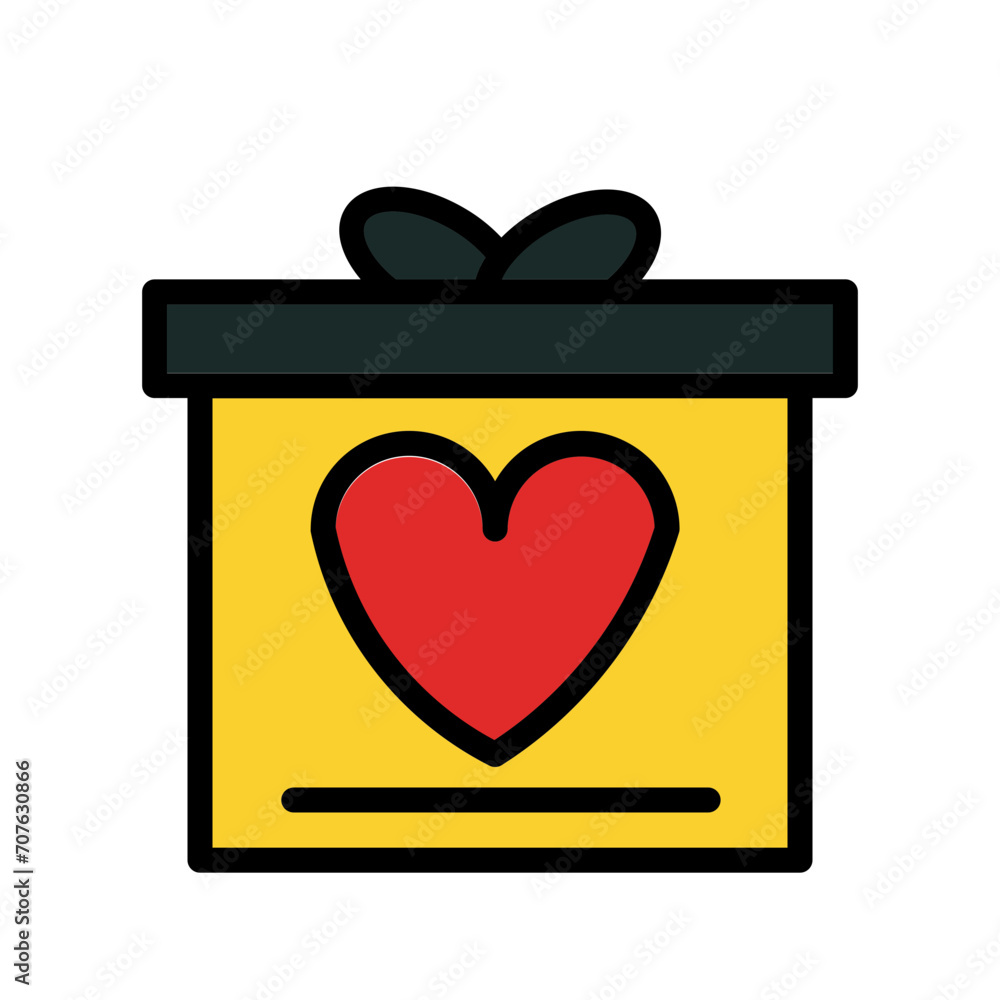 Gift Present Christmas Filled Outline Icon Gift Present Christmas Filled Outline Icon