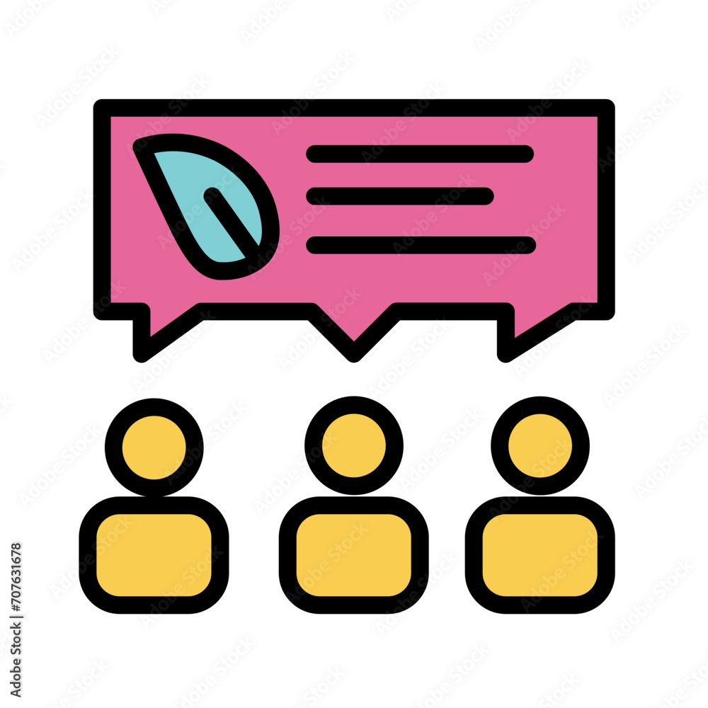 Community Green People Filled Outline Icon Community Green People Filled Outline Icon