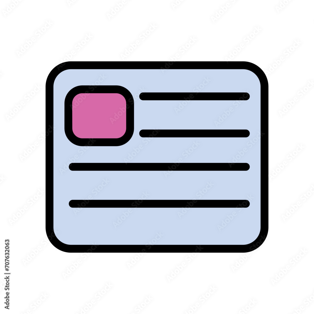 Fototapeta premium Email Letter Post Filled Outline Icon