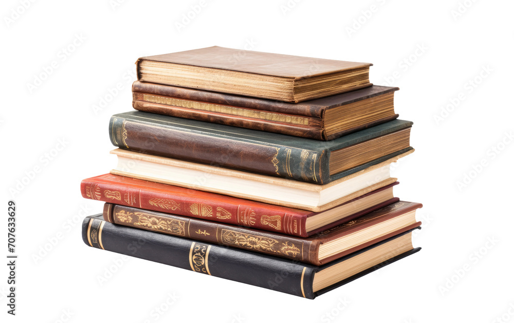 Books, Portals to Endless Worlds and Creative Exploration on White or PNG Transparent Background. Books, Portals to Endless Worlds and Creative Exploration on White or PNG Transparent Background.