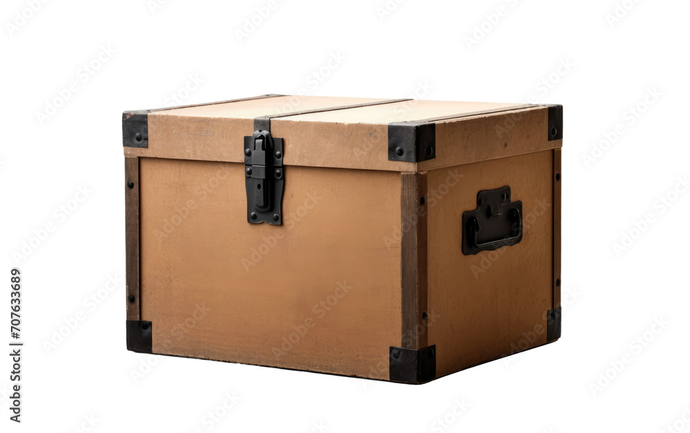 Box with Handles, Streamlining Your Carrying Experience with Sleek Design on White or PNG Transparent Background. Box with Handles, Streamlining Your Carrying Experience with Sleek Design on White or PNG Transparent Background.