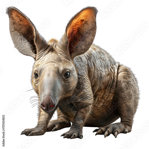 Aardvark Isolated on Transparent or White Background, PNG © Custom Media