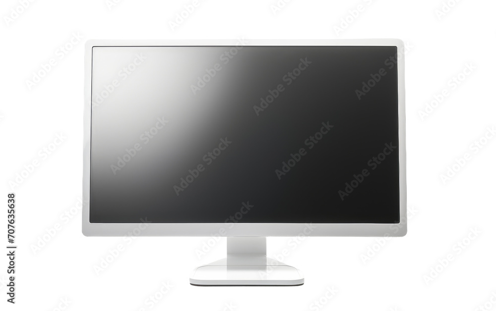 Desktop Computer Monitor, Your Gateway to Digital Mastery and Efficiency on White or PNG Transparent Background.