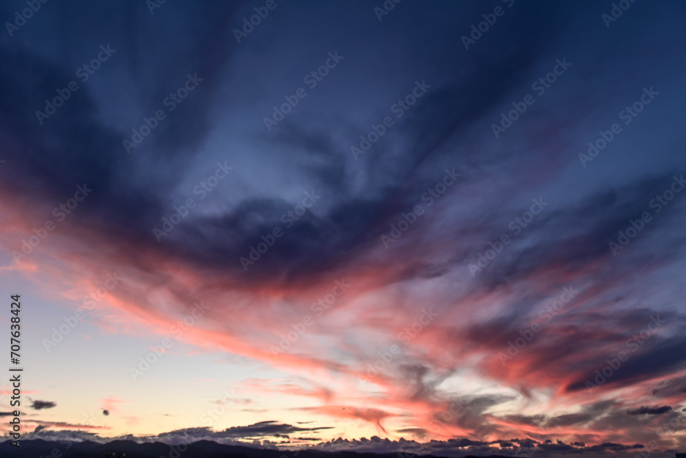 winter sunset dramatic colorful sky over the mediterranean sea 6