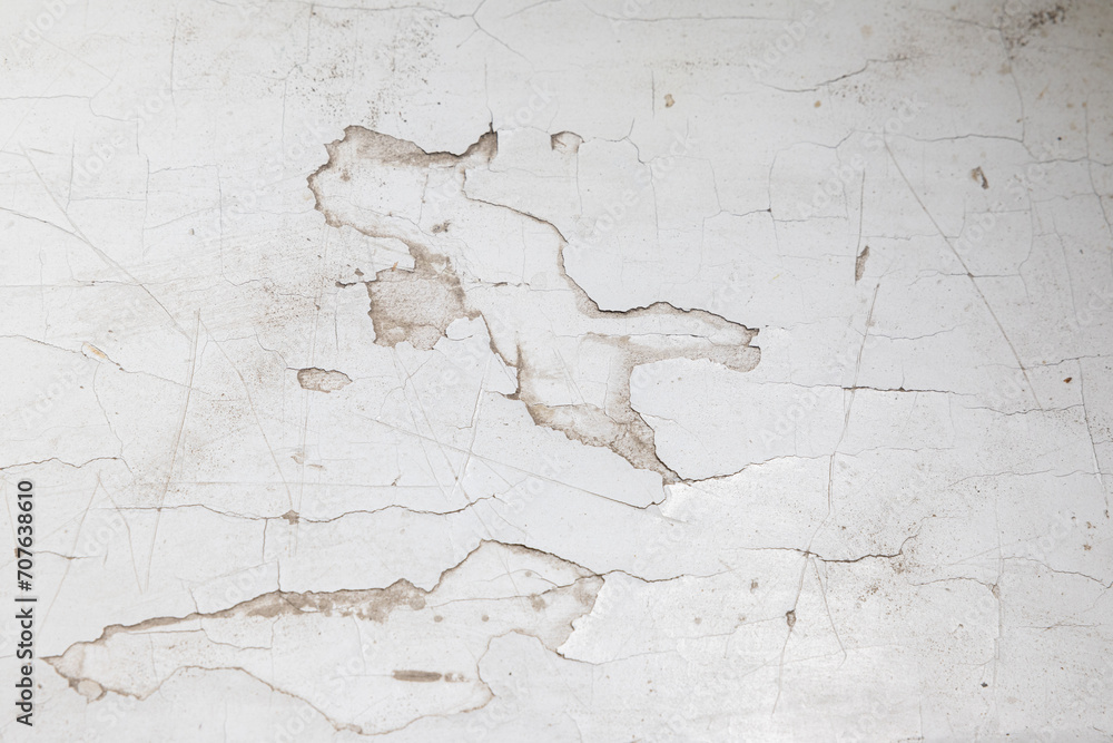 Obraz premium Structure of an old destroyed wall in vintage style. Abstract texture of white cardboard paper packaging background texture. Old outer wall. Abstract wall with painted grunge background.