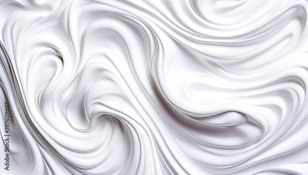 Naklejka premium Smooth And Creamy Texture Of Yogurt Background