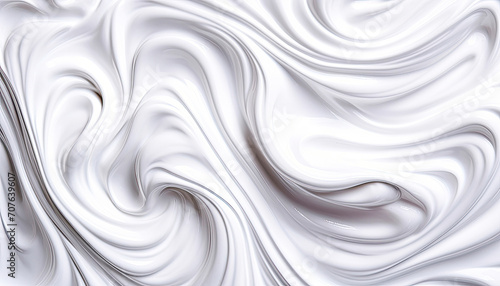 Smooth And Creamy Texture Of Yogurt Background