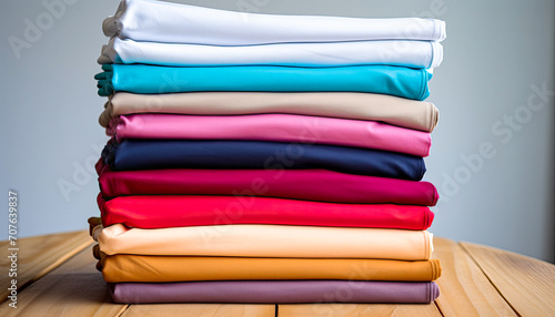 Cotton Poplin Fabric, Plain/Solids, Multicolour tshirt