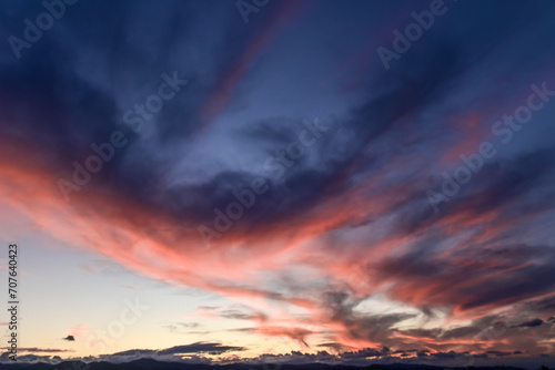 winter sunset dramatic colorful sky over the mediterranean sea 14