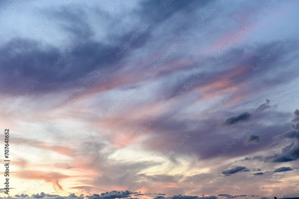 winter sunset dramatic colorful sky over the mediterranean sea 22