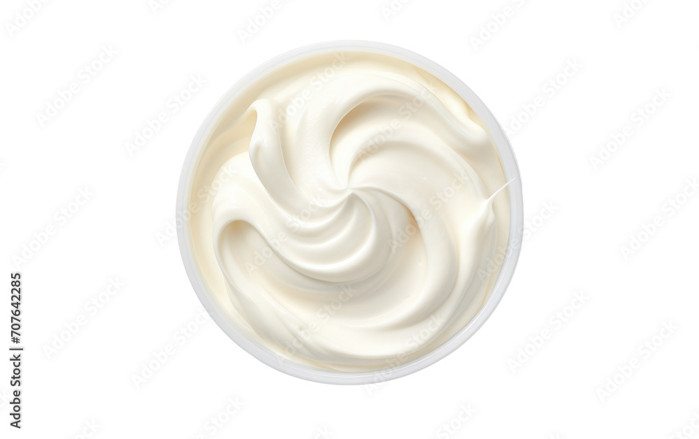 A Cream Offering a Velvety Cloud of Indulgence in Every Bite on White or PNG Transparent Background. A Cream Offering a Velvety Cloud of Indulgence in Every Bite on White or PNG Transparent Background.