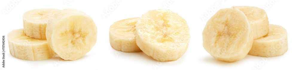 Isolated banana on white background Isolated banana on white background