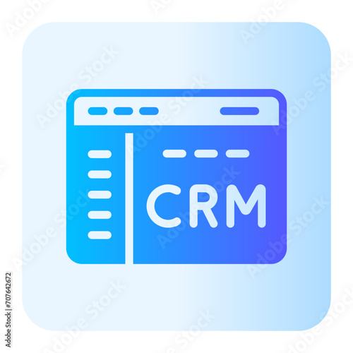 CRM gradient icon