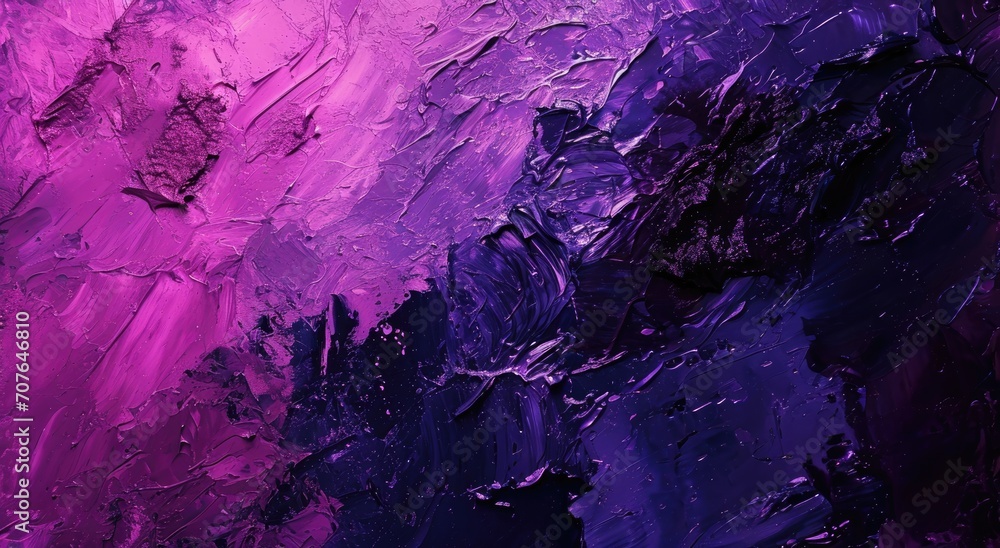extured Abstract Painting in Purple and Blue - Artistic Acrylic Background