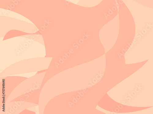Vector wavy beige-pink background with irregular shapes of different shapes. Design for covers  wallpapers  cards  banners  backdrops