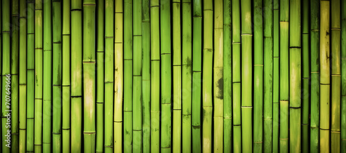 Natural green bamboo background.