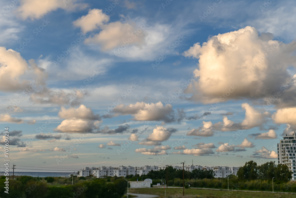 beautiful sky and clouds before sunset over the Mediterranean sea 7 beautiful sky and clouds before sunset over the Mediterranean sea 7