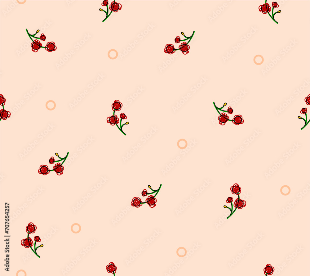 seamless flower and flowers pattern vector design seamless flower and flowers pattern vector design