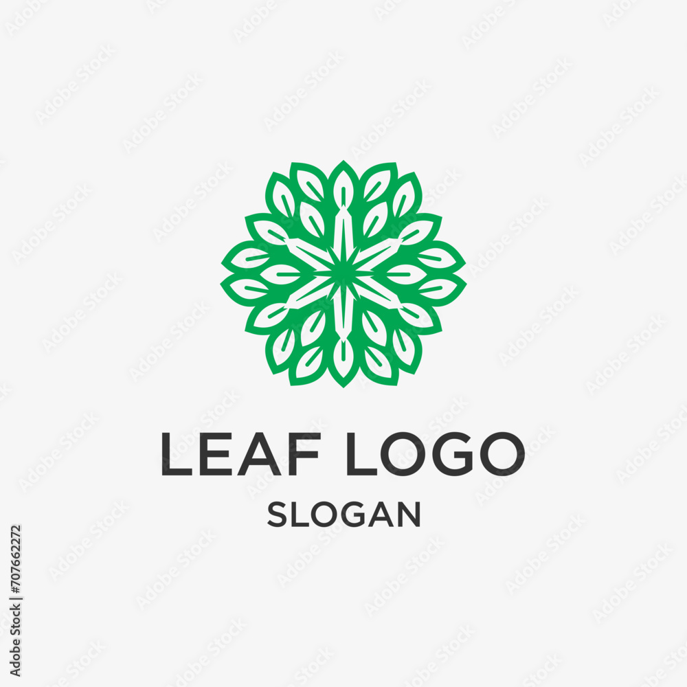 Abstract eco logo design Abstract eco logo design