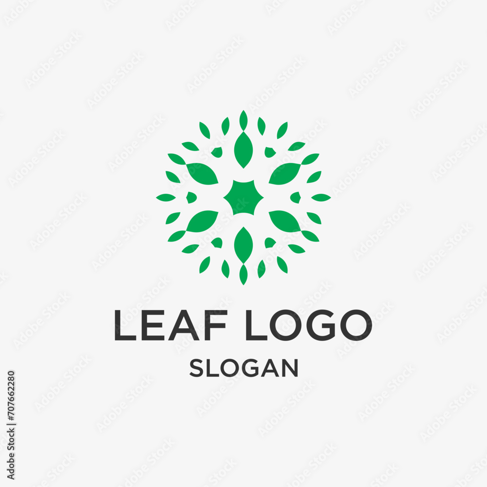 Abstract eco logo design Abstract eco logo design
