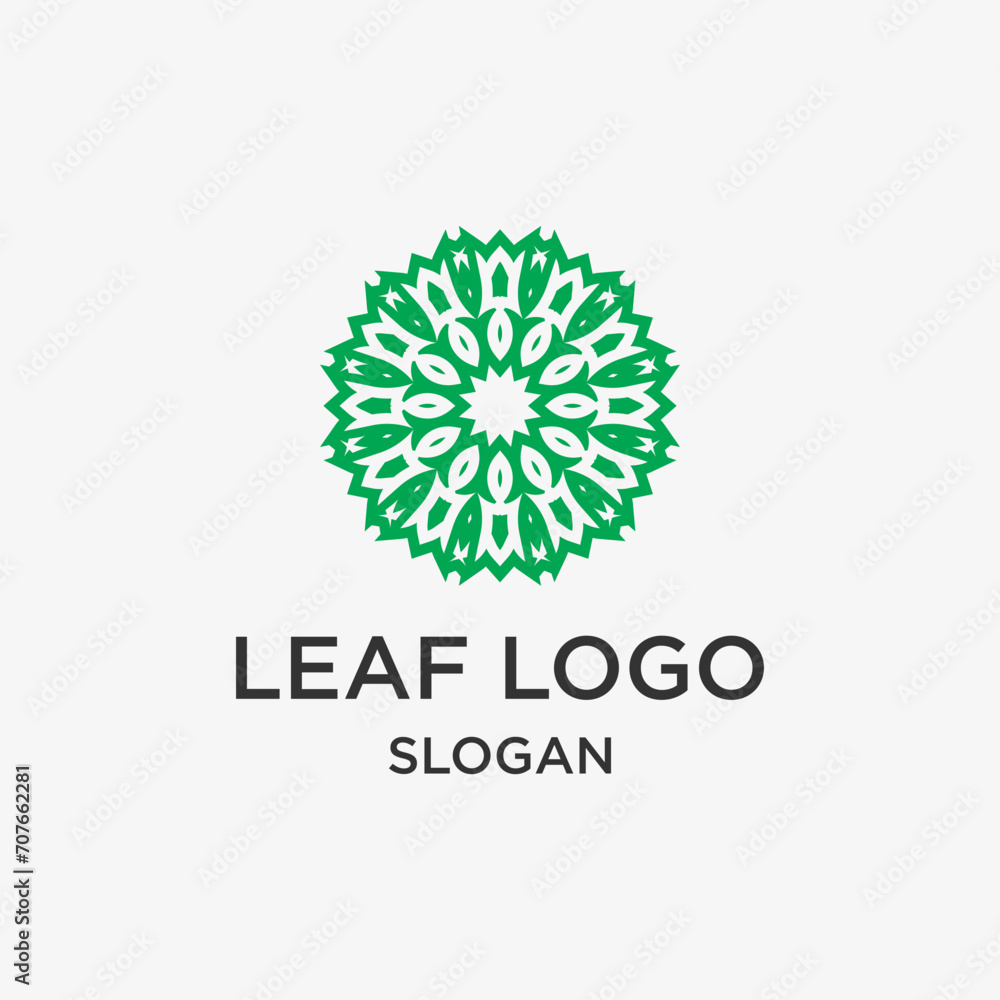 Abstract eco logo design Abstract eco logo design